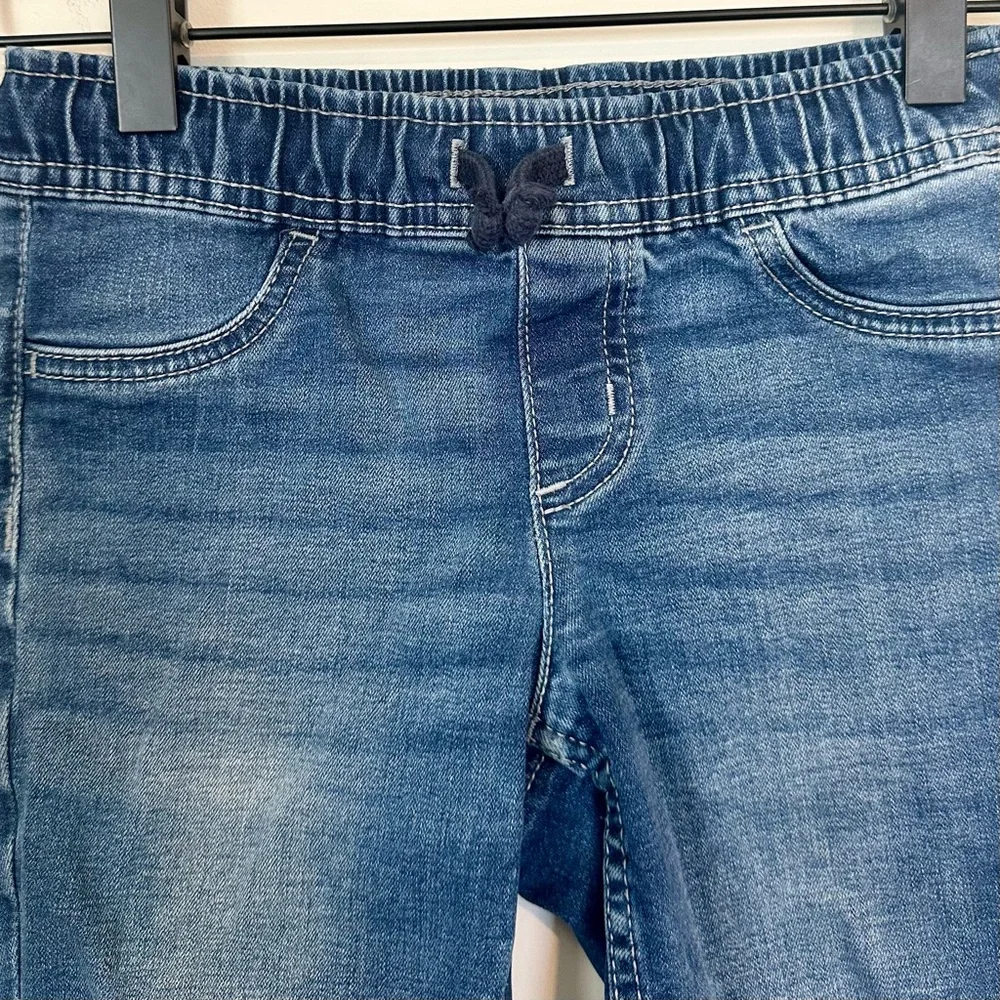 Justice Dark Blue Denim Shorts - Girls 10 Slim